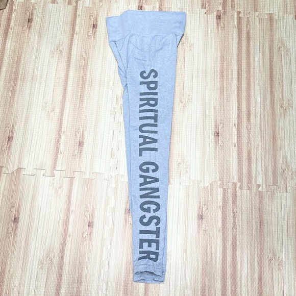 Spiritual Gangster Seamless Heather High Rise Leggings [13115] - Picture 3 of 9